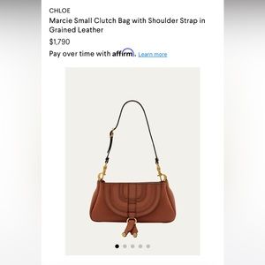 Chloe Marcie small shoulder bag brown